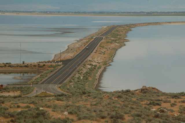 Antelope Island causeway